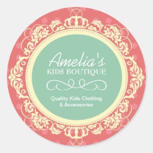 Kinder Boutique Stickers