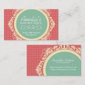 Kinder Boutique-visitekaartjes Visitekaartje (Voorkant / Achterkant)