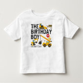 Kinder Bouw Birthday Boy Toddler T-shirt (Voorkant)