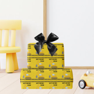 Kinder bouwdozen cadeaupapier