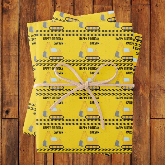 Kinder bouwdozen inpakpapier vel