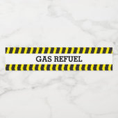 Kinder bouwpartij gaslabel waterfles etiket (Enkel label)