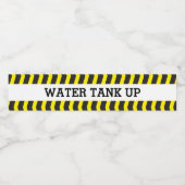 Kinder bouwpartij waterlabel waterfles etiket (Enkel label)