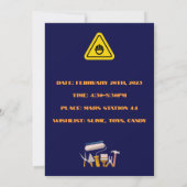 Kinder bouwwerkzaamheden + Vervroeging van dagen Kaart (Achterkant)