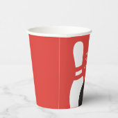 Kinder Bowling Birthday Party Papieren Bekers (Rechts)