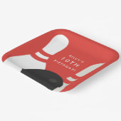 Kinder Bowling Birthday Party Papieren Bordje (Gebogen)