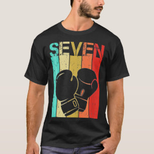 Kinder Boxing 7 Verjaardags Jongen Meisje Boxing 7 T-shirt