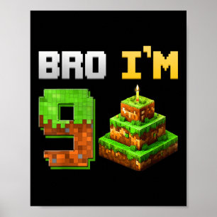 Kinder Boy Is My 9th Birthday Bro Game Pixel 9 Jaa Poster