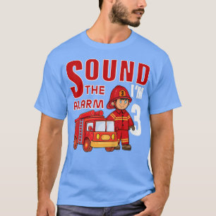 Kinder brandweerman 3rd Birthday Kinder Fire Todd T-shirt
