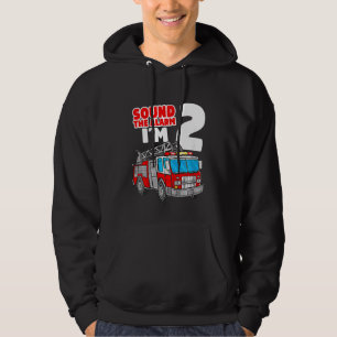 Kinder brandweerwagen 2 jaar oude brandweerman 2de hoodie