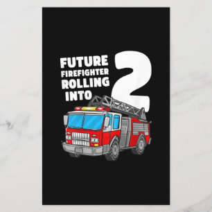 Kinder brandweerwagen 2e verjaardag 2 Jongen Toddl Flyer