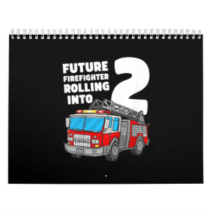 Kinder brandweerwagen 2e verjaardag 2 Jongen Toddl Kalender