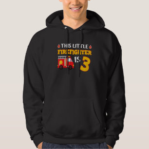 Kinder brandweerwagen 3 jaar oude kleine brandweer hoodie