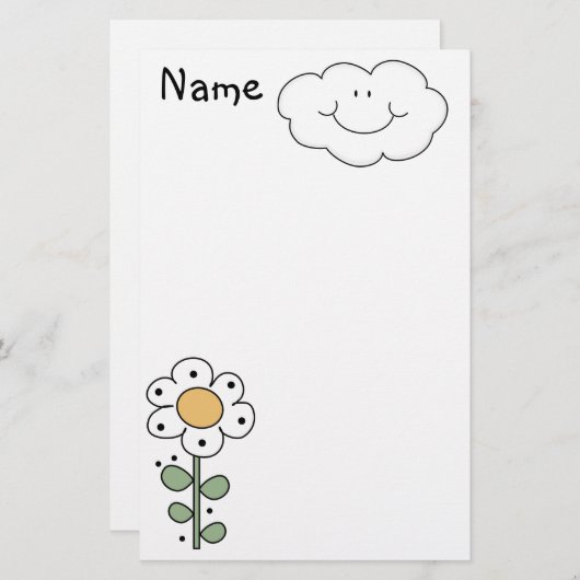 Kinder Briefpapier (Voorkant / Achterkant)