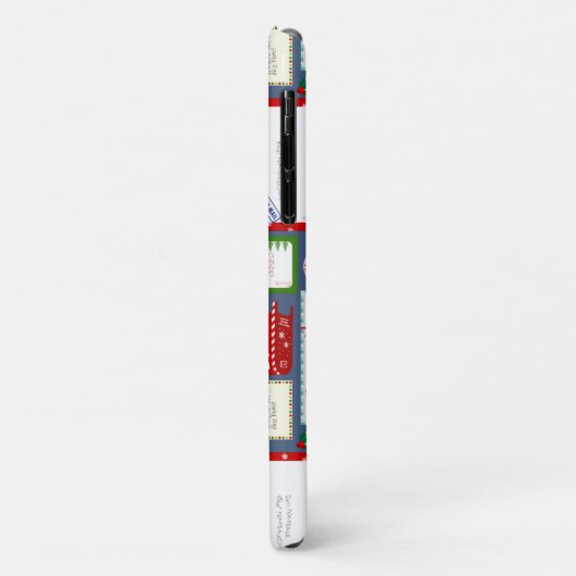 Kinder brieven aan de kerstman Case-Mate iPhone case (Achterkant/links)