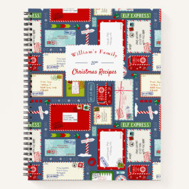 Kinder brieven aan de Kerstman l Kerstrecepten Notitieboek