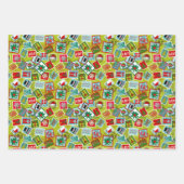 Kinder brieven naar kerstpatronen voor Kerstmis Inpakpapier Vel (Voorkant 2)