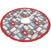 Kinder brieven naar kerstpatronen voor Kerstmis Kerstboom Rok (Gekanteld)