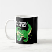 Kinder brullende planeet Earth Day Environmental D Koffiemok (Links)