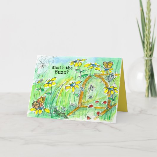 Kinder Bug Box Insecten Spiders Happy Birthday Kaart (Voorkant)