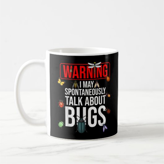 Kinder Bug Lover - Funny Insect Gift voor Jongens Koffiemok (Links)