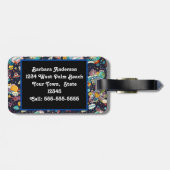 Kinder buitenruimte bagagelabel (Achterkant horizontaal)