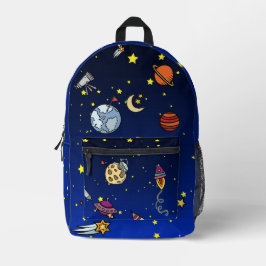 Kinder buitenruimte print gesneden naaizak bedrukte rugzak