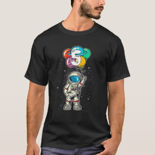 Kinder buitenruimtetunaut 5e verjaardag Jongen 5 j T-shirt