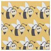 Kinder Bumble bei patroonweefsel van katoen Stof (Close Up)