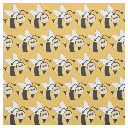Kinder Bumble bei patroonweefsel van katoen Stof (Swatch)