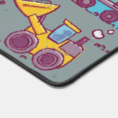 Kinder bureau mat met bouwthema (Hoek)