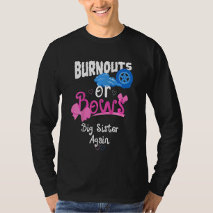 Kinder burn-outs of strikken grote zus weer gender t-shirt