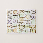 Kinder Butterfly Alphabet Puzzle Learn Butterfly A Legpuzzel (Horizontaal)