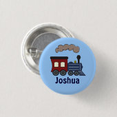 Kinder Button van de "Train Birthday"-partij (Voorkant /achterkant)