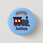 Kinder Button van de "Train Birthday"-partij (Voorkant)