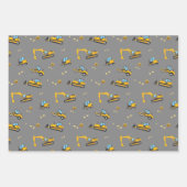Kinder Cadeau van de constructiedrong Truck Excava Inpakpapier Vel (Voorkant 2)