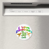 Kinder cadeaus "I Love Dinosaurs" Magneet (Insitu (Vaatwasser))