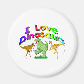 Kinder cadeaus "I Love Dinosaurs" Magneet (Voorkant)