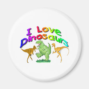 Kinder cadeaus "I Love Dinosaurs" Magneet