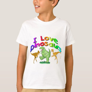Kinder cadeaus "I Love Dinosaurs" T-shirt