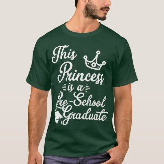 Kinder cadeautjes voor meisjes voor het Afstuderen T-shirt
