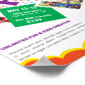 Kinder Camp Flyer-Sjabloon Poster (Hoek)