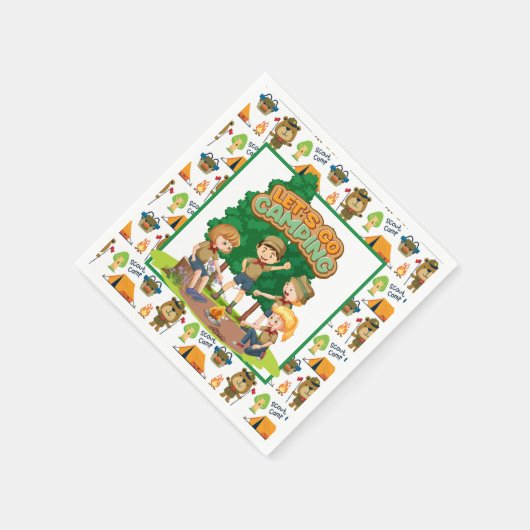 Kinder Camping Servet (Hoek)