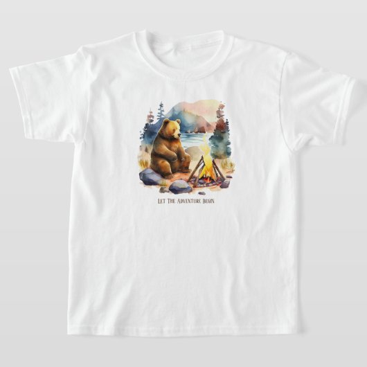 Kinder Camping T-Shirt (Laagn)