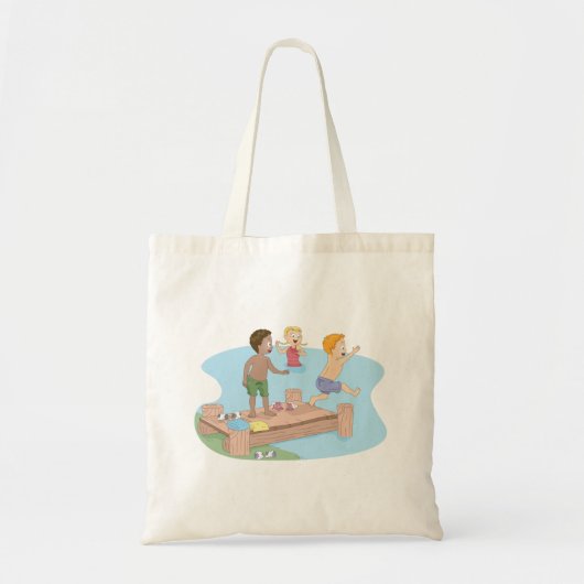 Kinder Canvas tas (Voorkant)