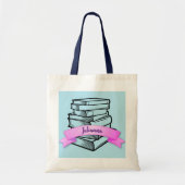 Kinder Canvas tas Aangepaste naam School/Bibliothe (Voorkant)