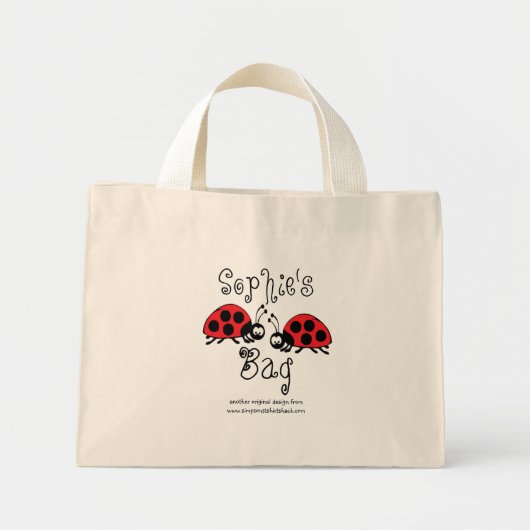 Kinder Canvas tas Ladybug (Voorkant)