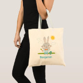 Kinder Canvas tas van Egg Hunt Easter Bunny (Voorkant (product))