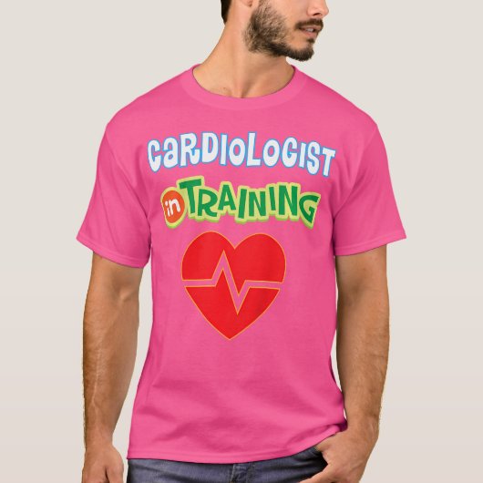 Kinder cardioloog in opleiding voor kinderen t-shirt (Voorkant)