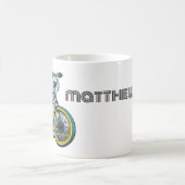 Kinder cartoon Bike BMX Racenavontuur Koffiemok (Center)